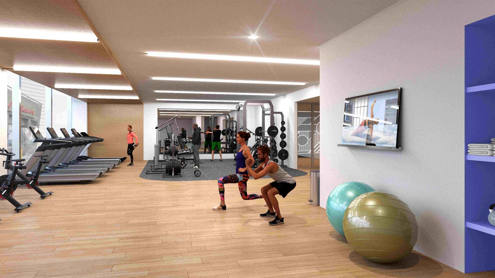 Renovated Fitness Center