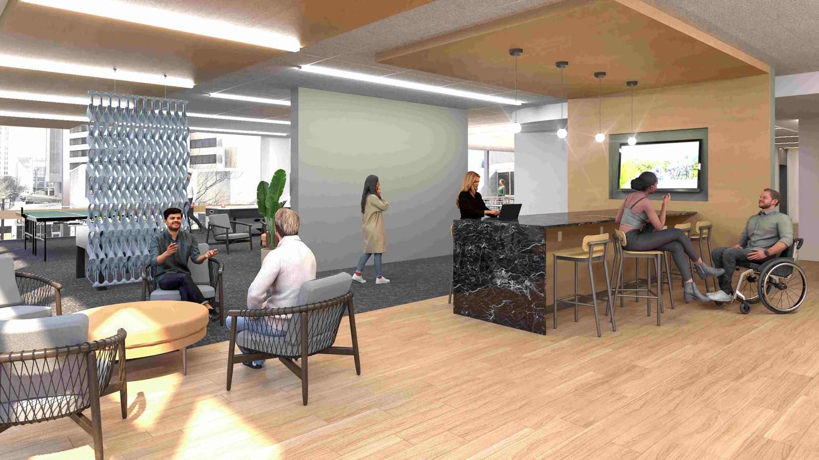 New Tenant Lounge Areas