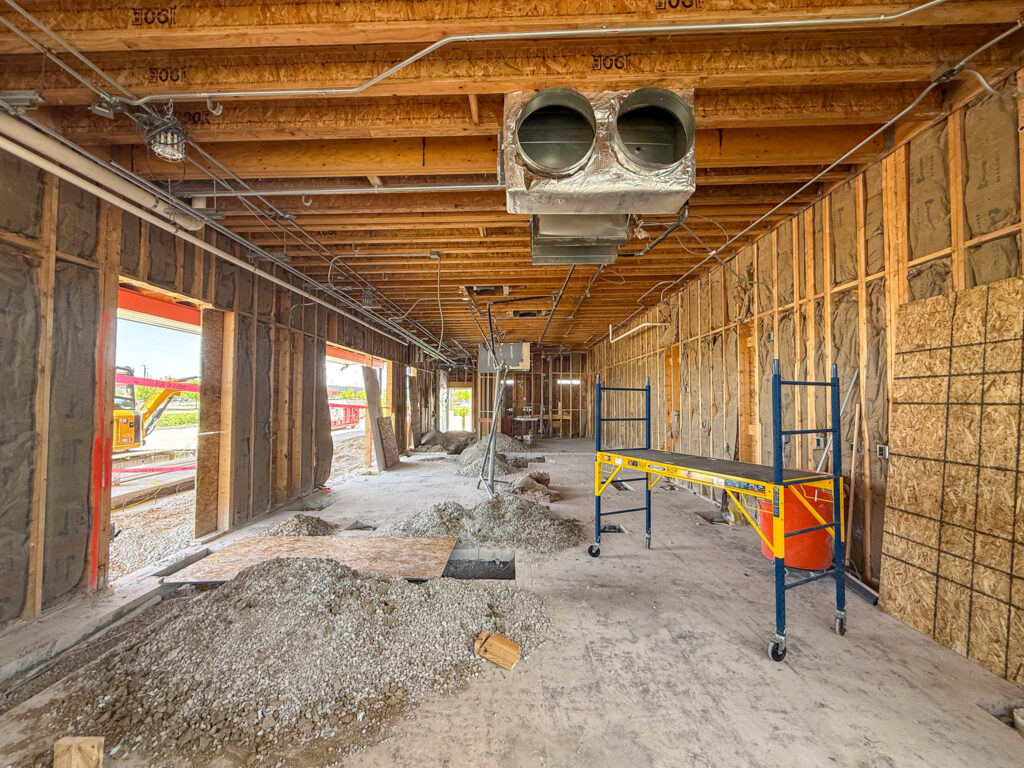 demolition construction space