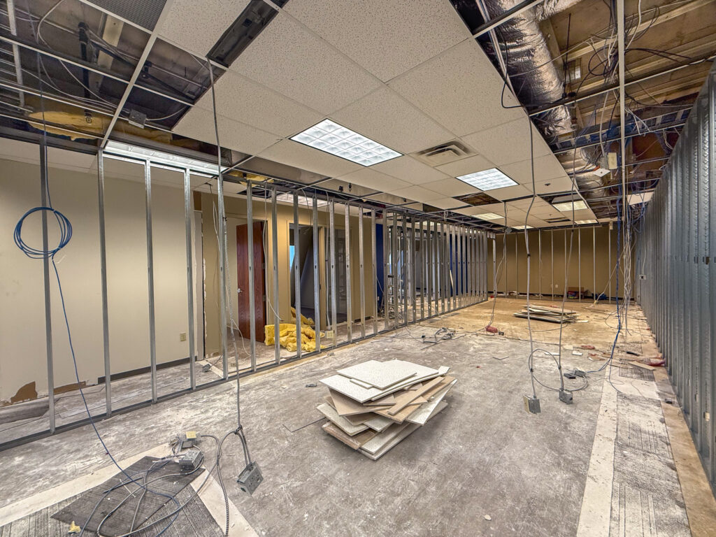 office build out demolition